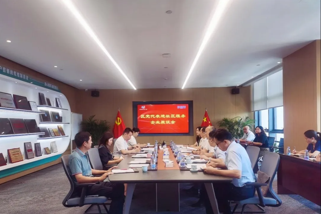 區(qū)黨代表進(jìn)社區(qū)服務(wù)企業(yè)座談會